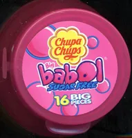 Chupa Chups - Big Babol -Sugar Free - 16 Big Pieces