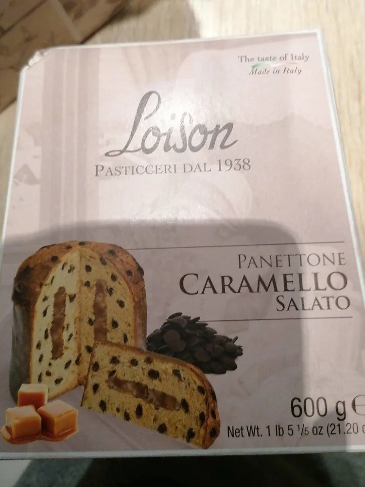 Panettone caramello salato