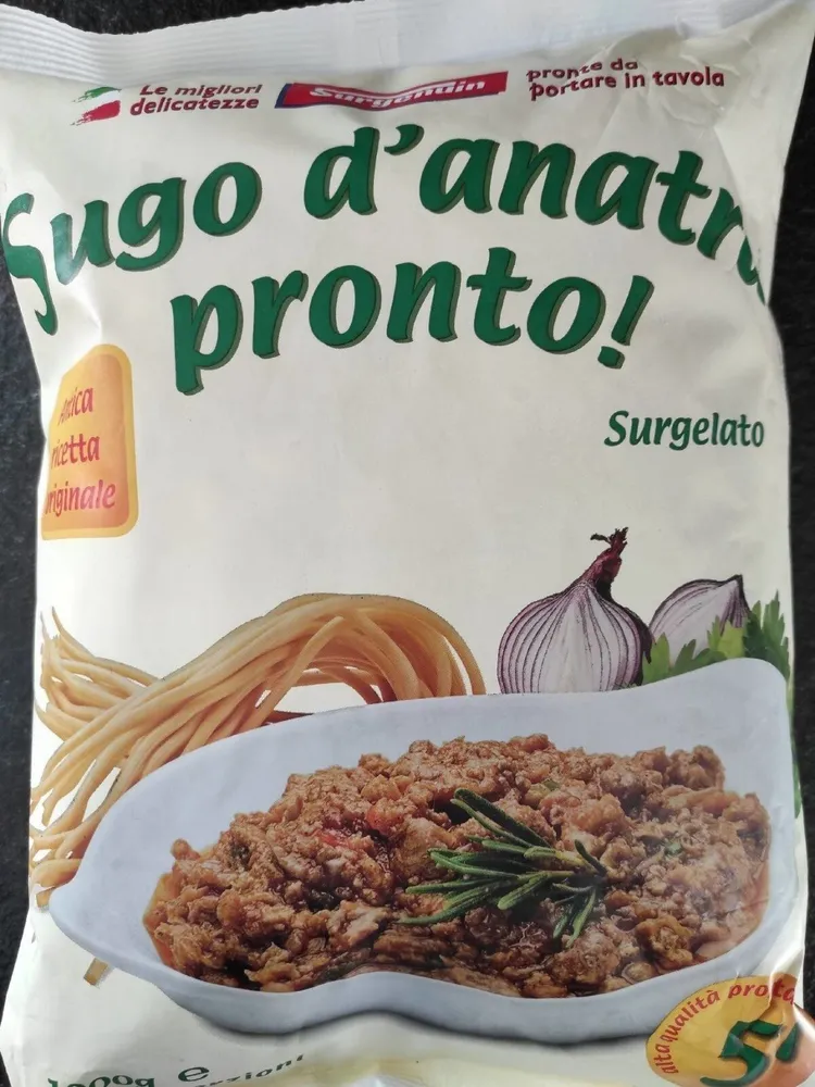 Sugo d'anatra pronto