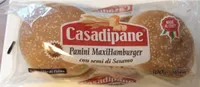 Panini MaxiHamburger con semi di sesamo