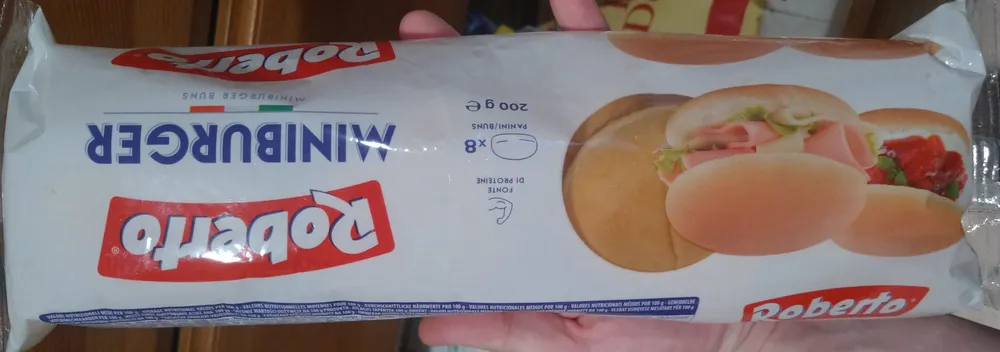 Mini burger panini
