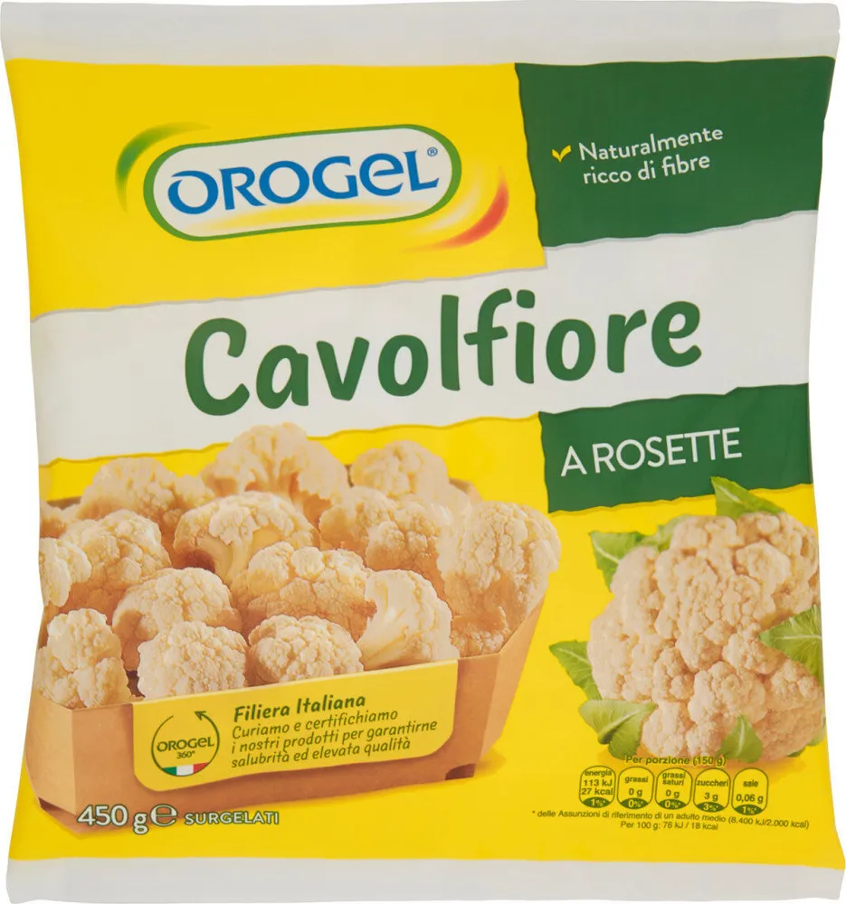 Cavolfiore a rosette surgelati