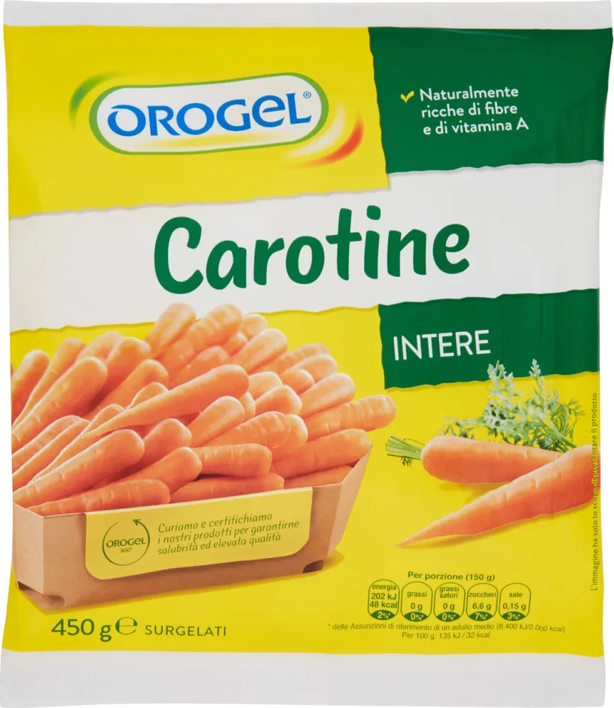 Carotine intere surgelati