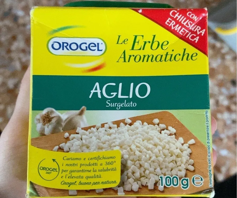 Aglio surgelato