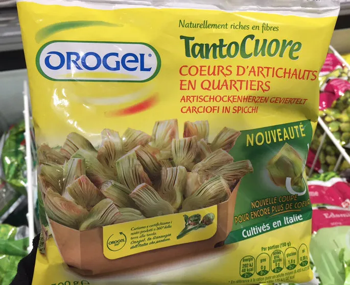 Orogel Tanto Cuore Coeurs D'Artichauts En Quartiers