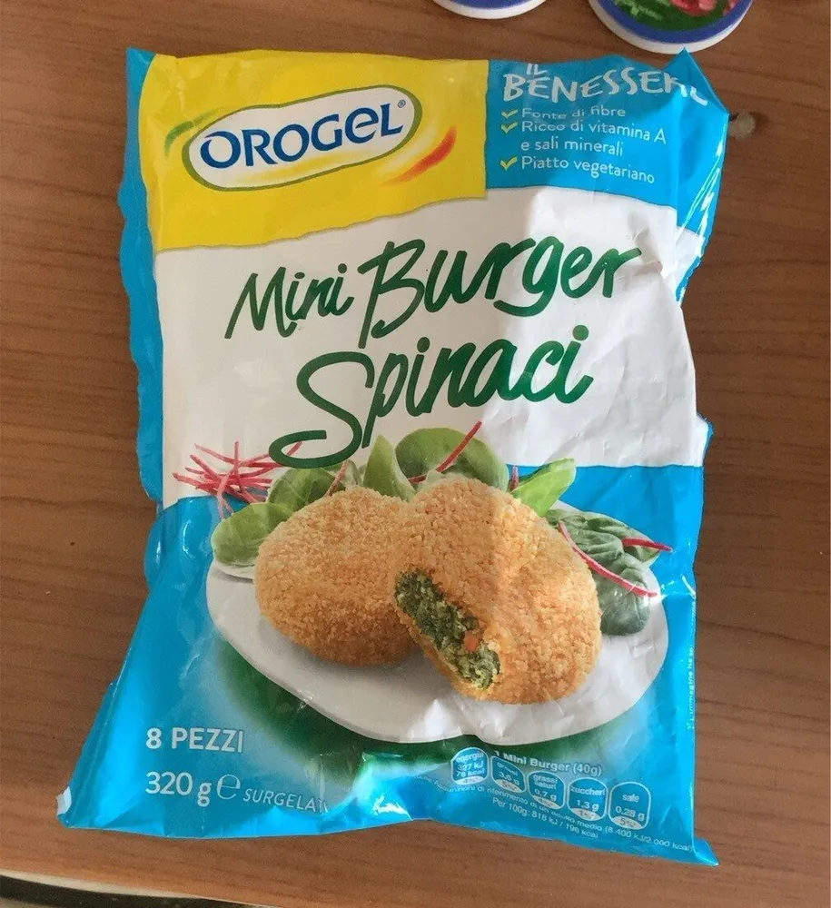 Mini burger spinaci