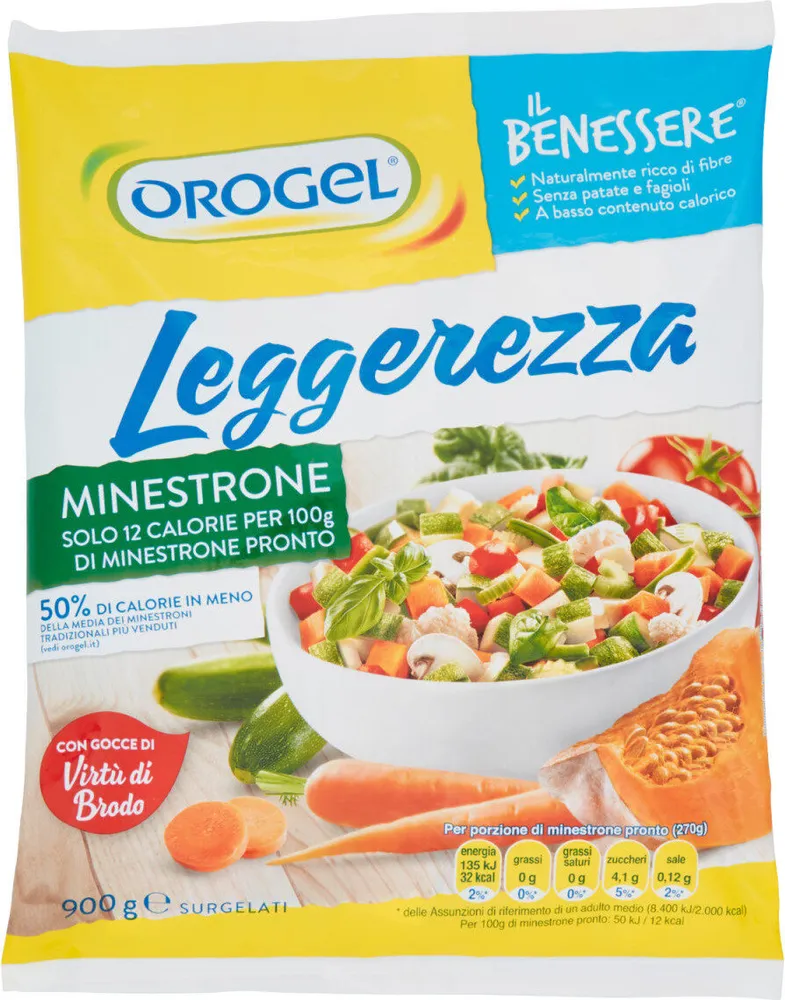 Il benessere leggerezza minestrone surgelati