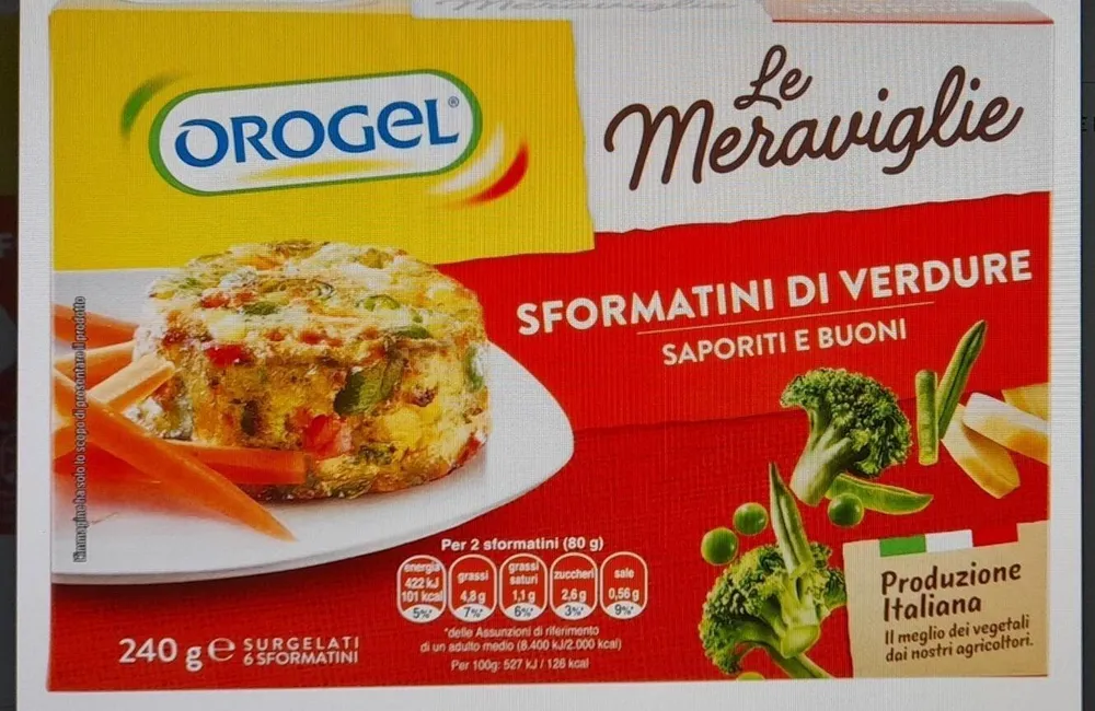 Orogel le meraviglie 6 sformatini di verdura surgelati