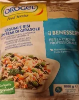 Legumi e risi con semi di girasole