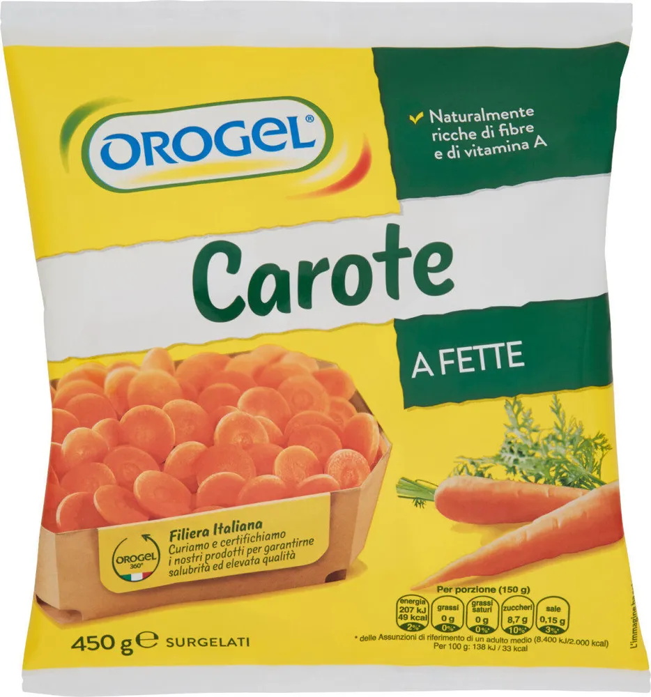 Carote a fette surgelati imp