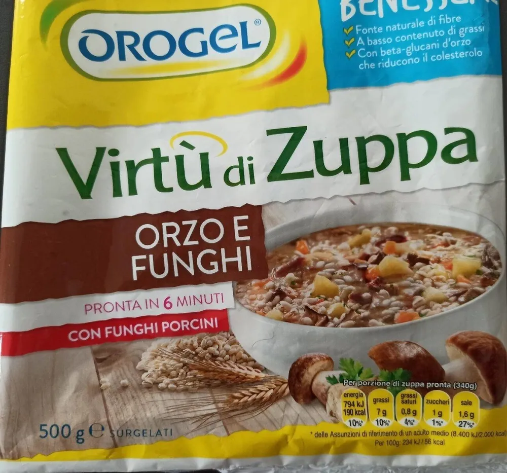 Virtù di Zuppa - Orzo e Funghi