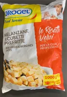 Melanzane a cubetti prefritte