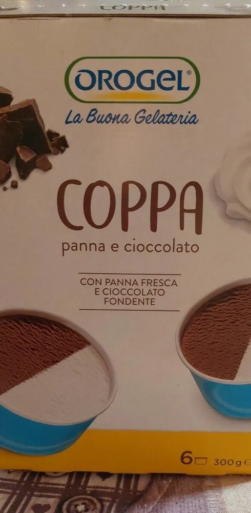 Coppa panna e cioccolato