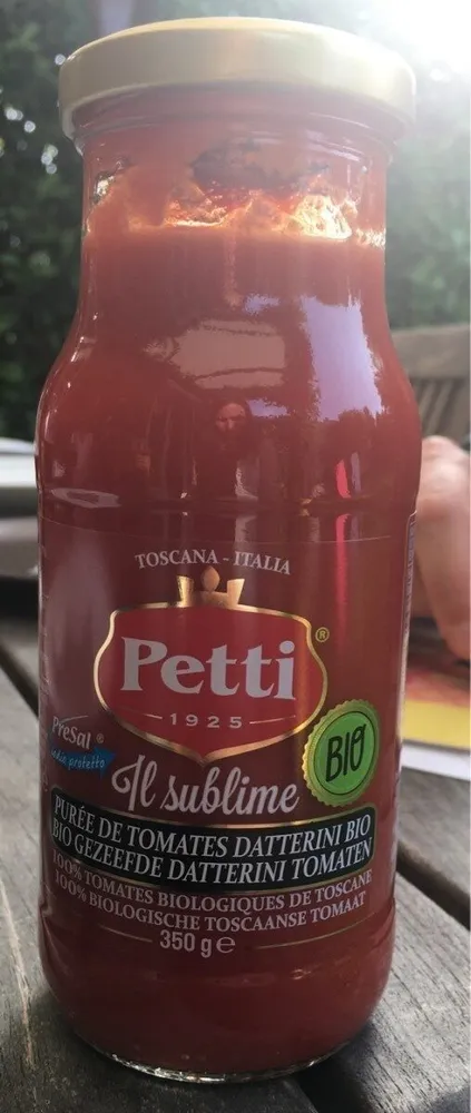 Purée de tomates datterini