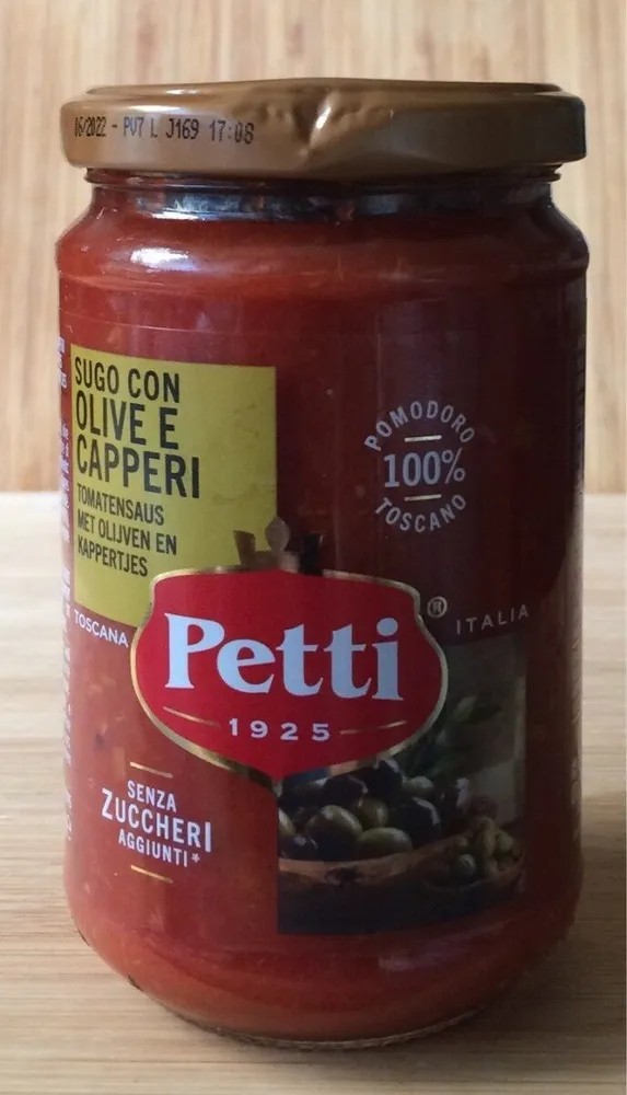 Sauce tomate olives et capres