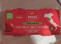 Pulpe fine de tomates biologiques