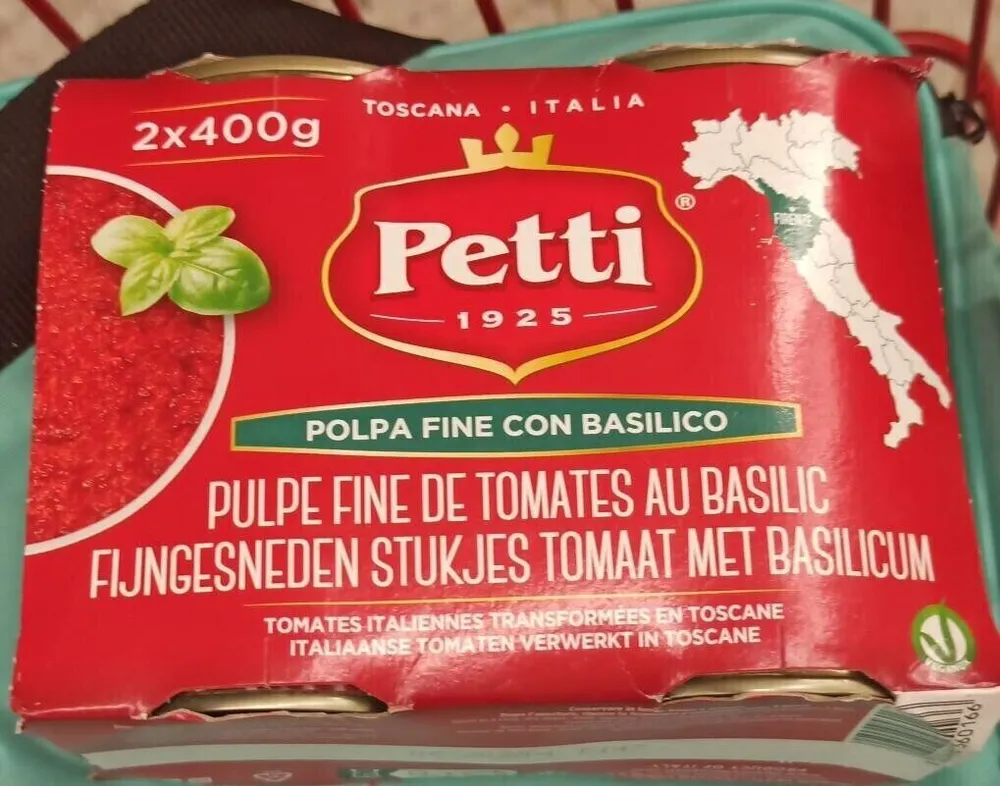 Pulpe fine de tomates au basilic