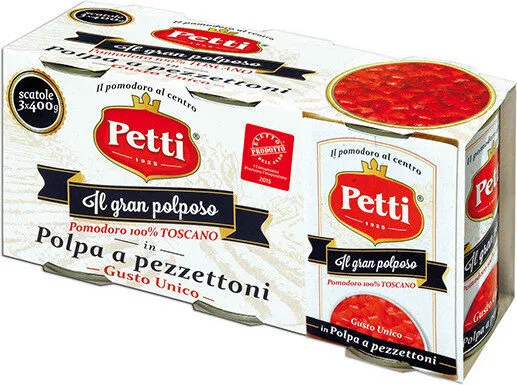 Polpa a pezzettoni 3x400gr