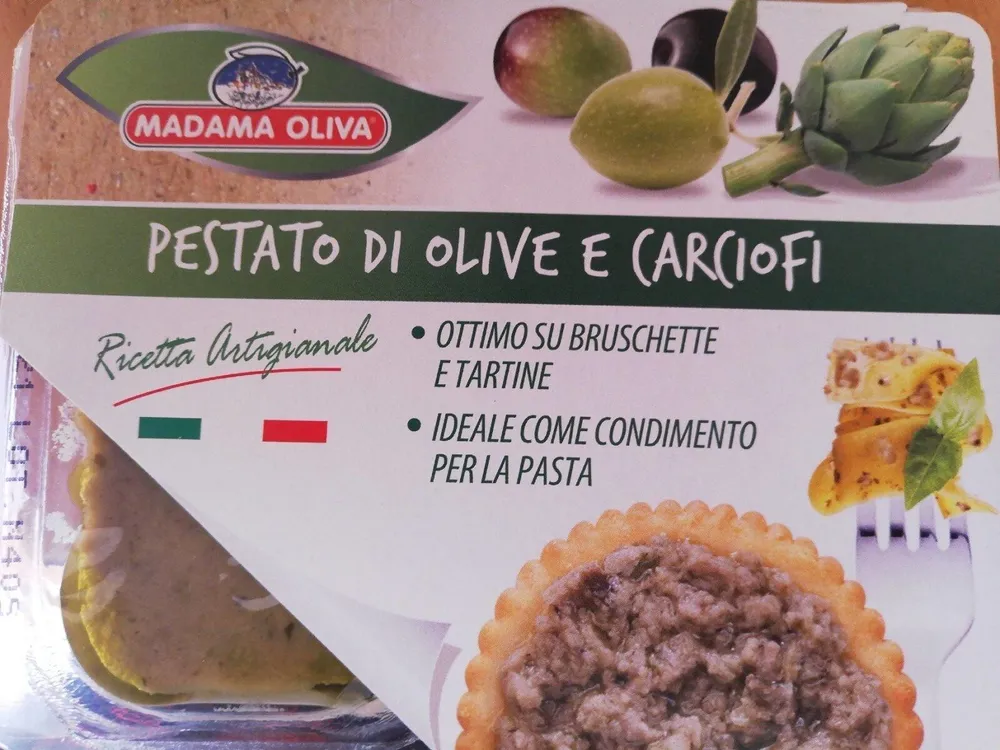 pestato di olive e carciofi
