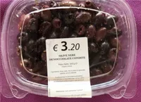 Olive nere denocciolate condite