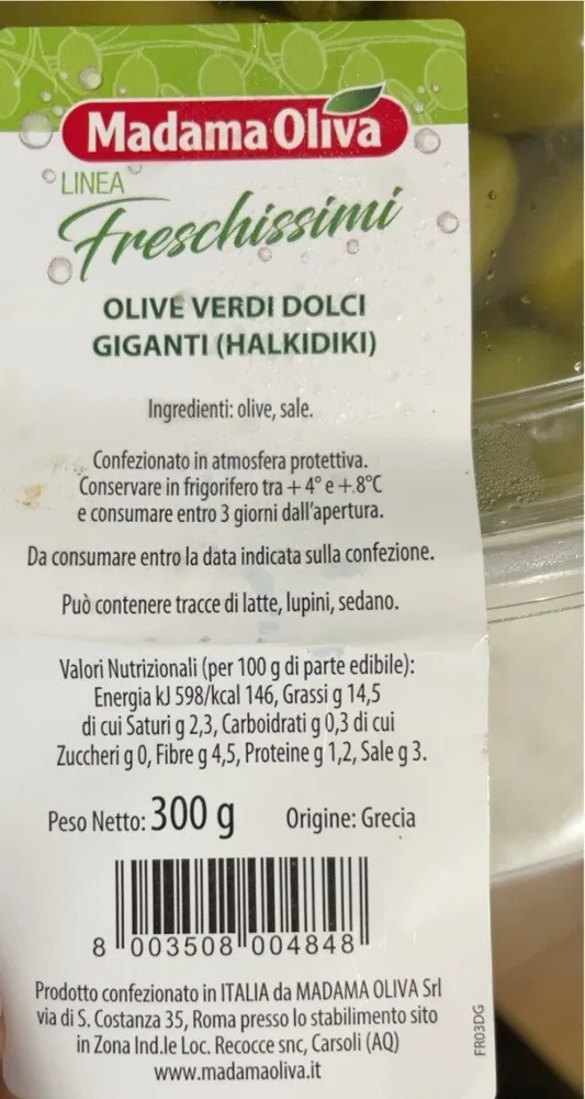 Olive verdi giganyi