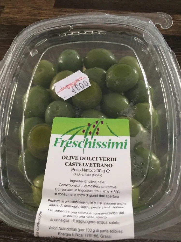 Olive Verdi Castelvetrano 200 GR