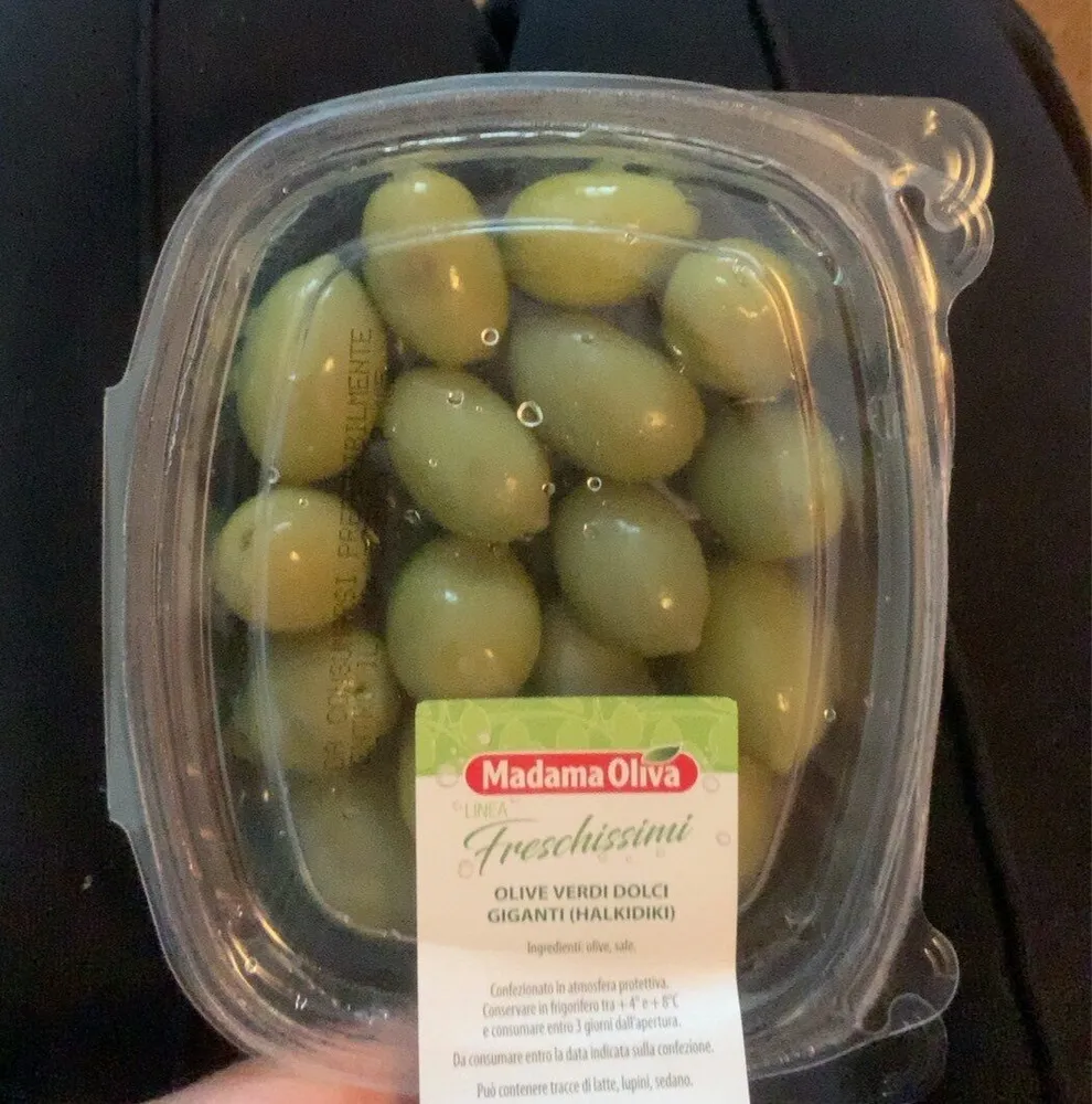 Olive verdi giganti dolci