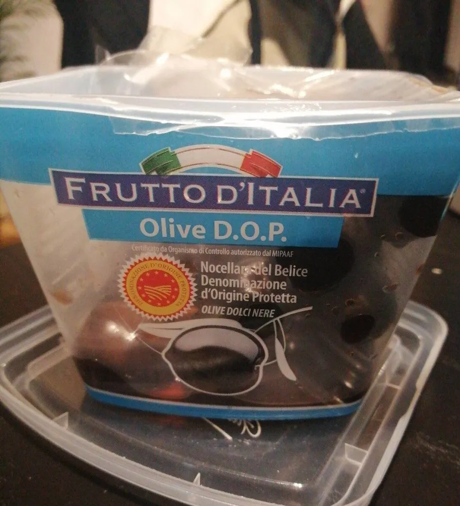 Olive dolci nere Nocellara del Belice DOP