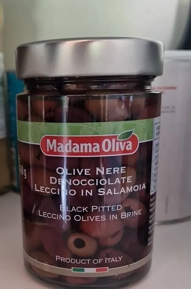Olive Nere Denocciolatee Leccino In Brine