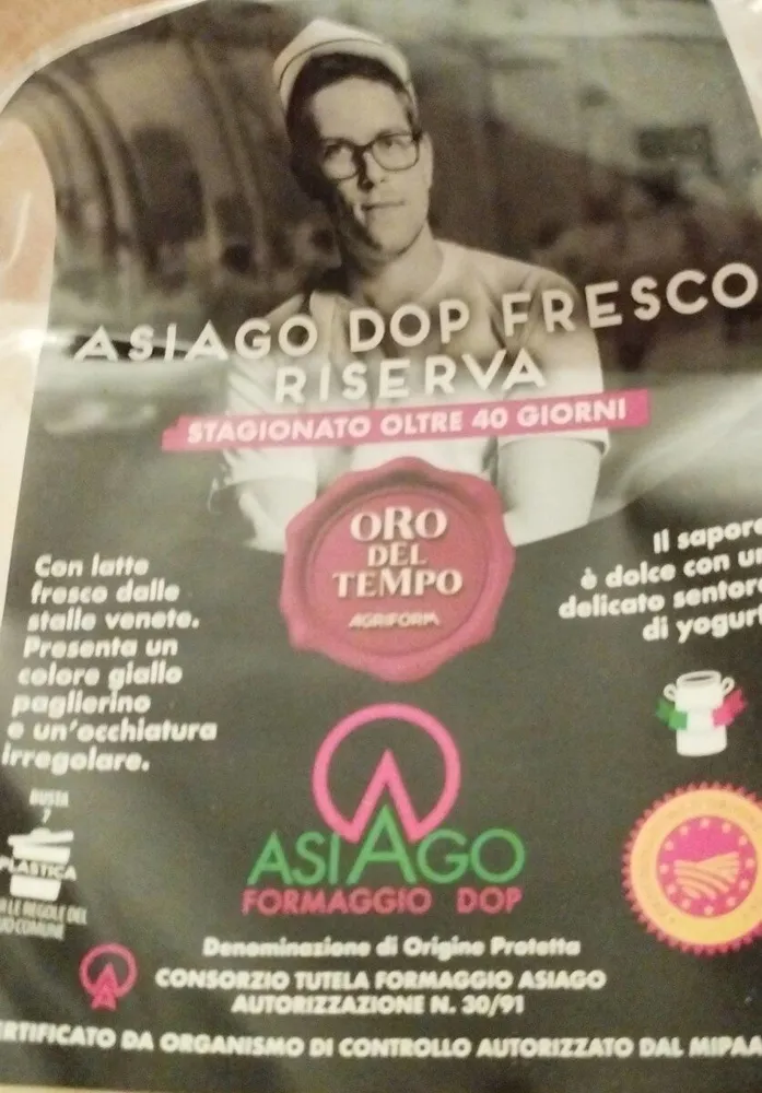 Asiago DOP fresco riserva