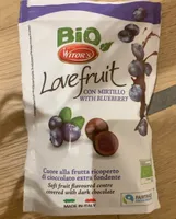 Mirtillo ricoperto di cioccolato