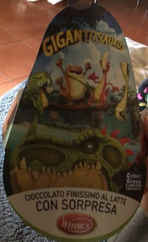 Gigantosaurus cioccolato finissimo al latte