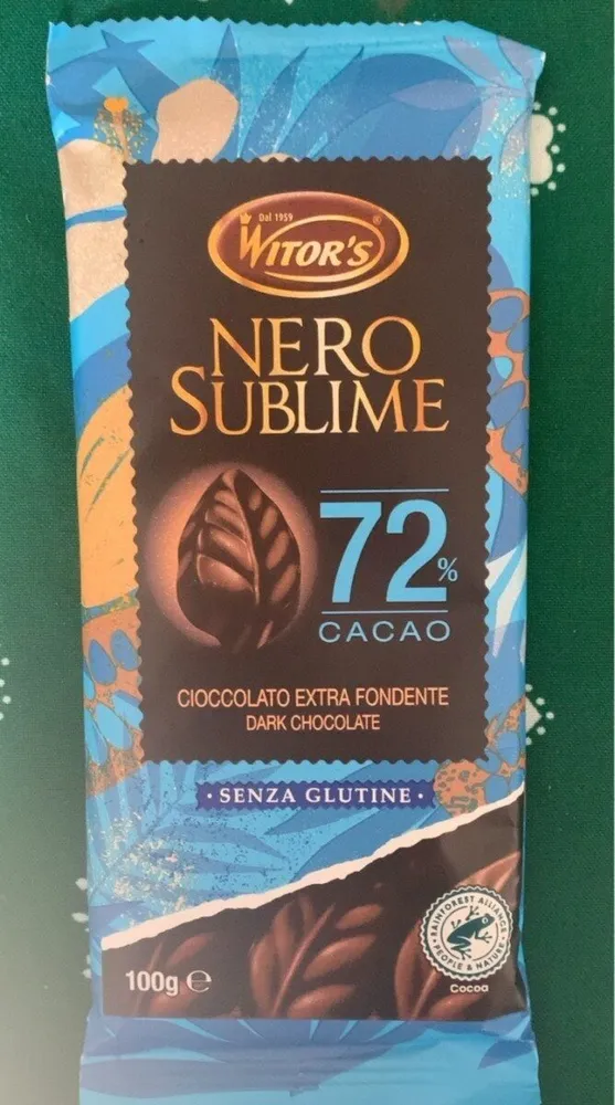 Cioccolato extra fondente 72%