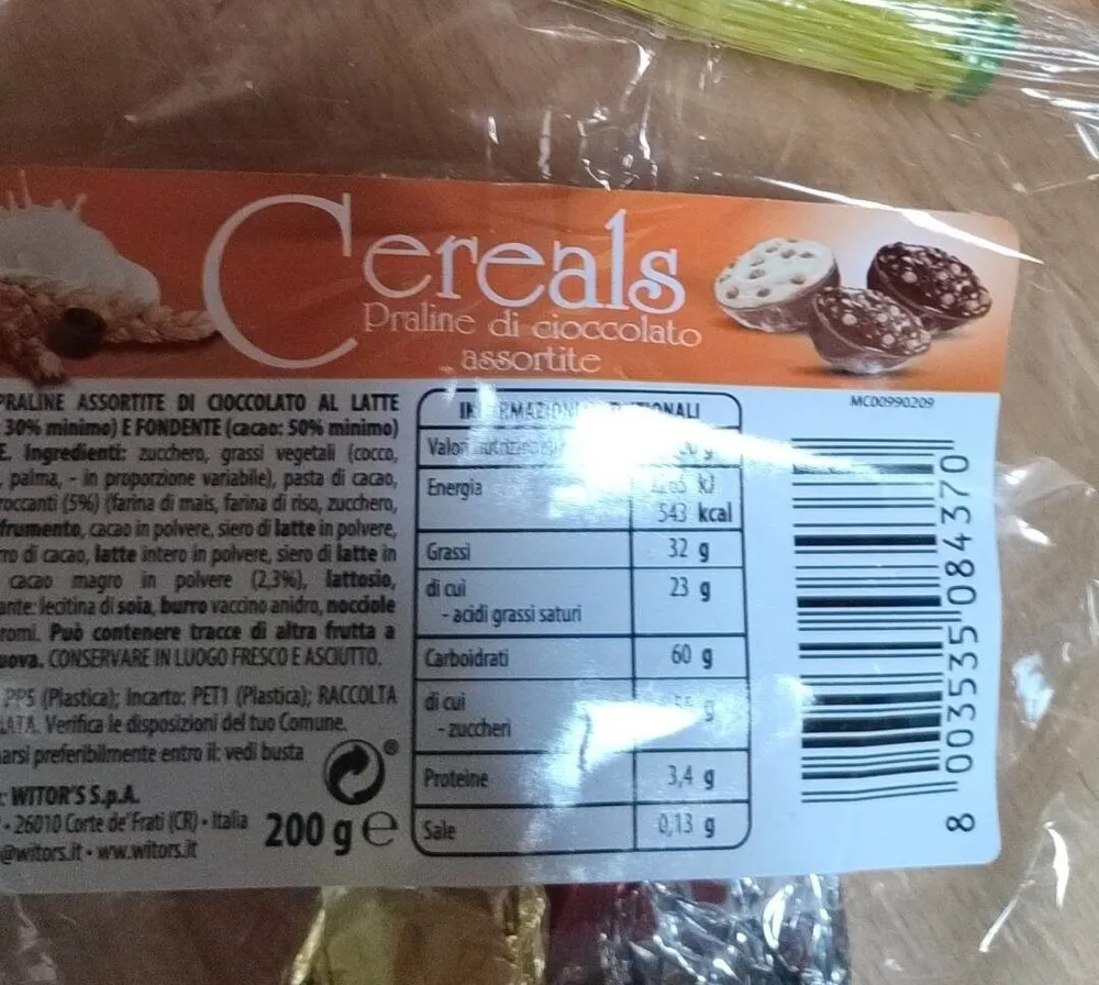 Praline di cioccolato