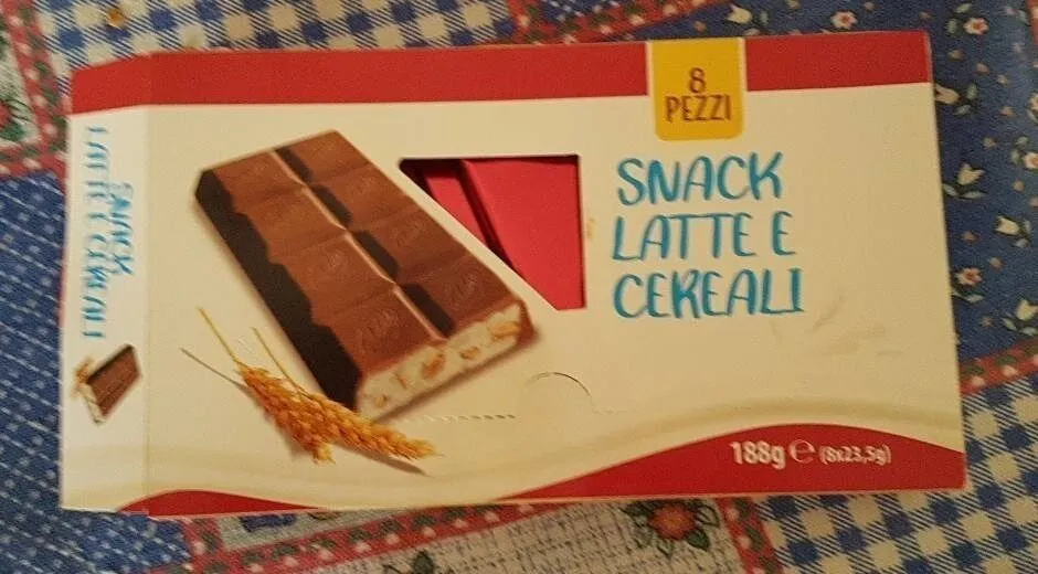 Snack latte e cereali
