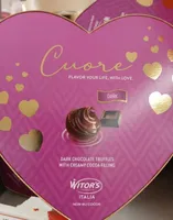 Chocolats cuore dark