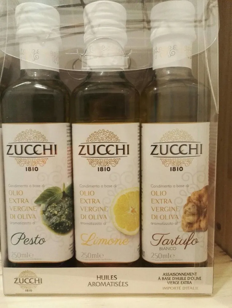 Huiles aromatisées Pesto/Limone/Tartufo