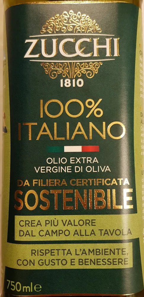 Olio extra vergine di oliva 100% italiano