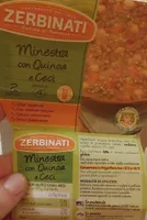 Minestra con quinoa e ceci