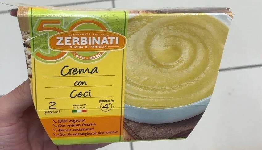 Crema con ceci