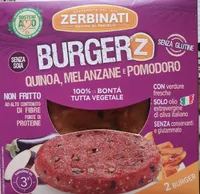Burger'z quinoa, melanzane e pomodoro