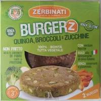 Burger Z quinoa, broccoli e zucchine