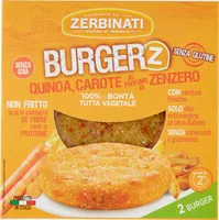 Burger'Z Quinoa Carote al profumo di Zenzero