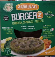 Burger quinoa, spinaci e verze