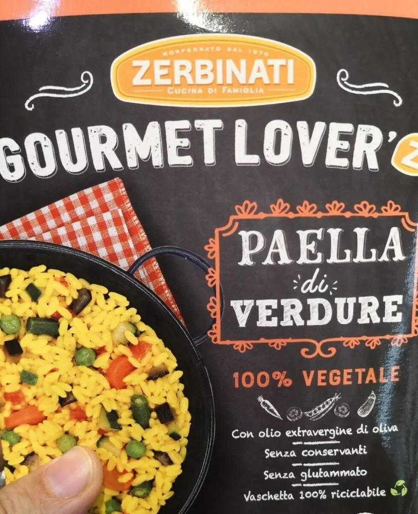 Paella di verdure