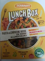 Lunchbox lenticchie rosse con verdure