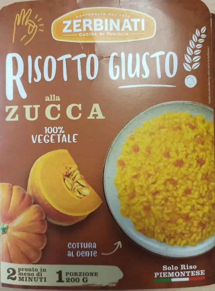 Risotto giusto alla zucca