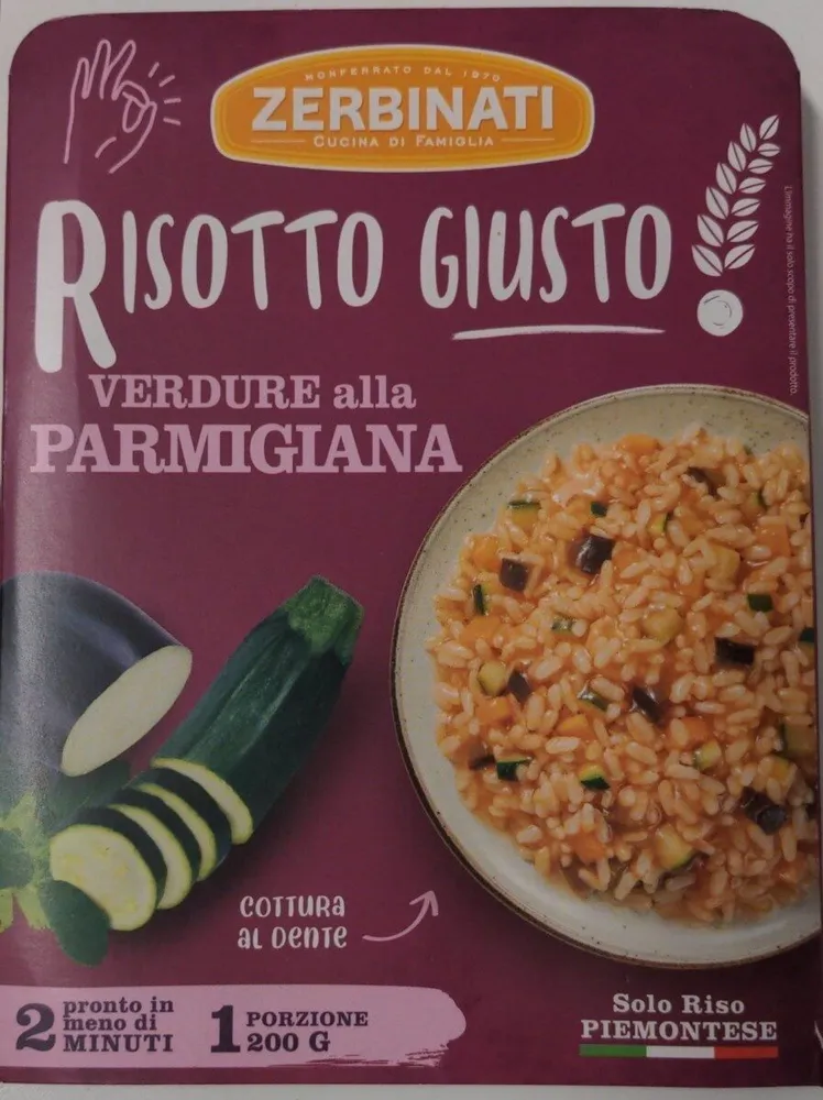 Risotto giusto - Verdure alla parmigiana