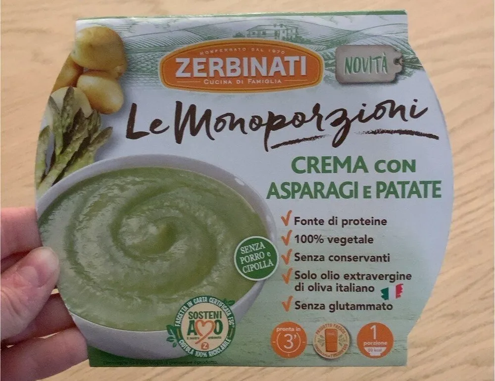 Crema con asparagi e patate