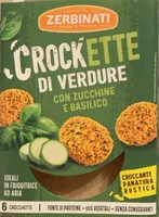 Zerbinati crockette di verdure con zucchine e basilico